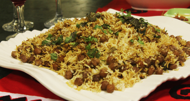 Chana Biryani by Zarnak Sidhwa