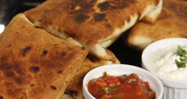 Stuffed Mince Naan by Shireen Anwar