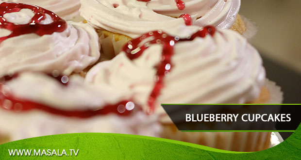 Blueberry Cupcakes By Shireen Anwar