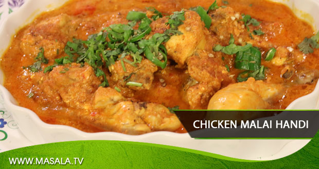 Chicken Malai Handi by Rida Aftab