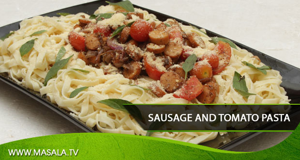 Sausage and Tomato Pasta by Zarnak Sidhwa