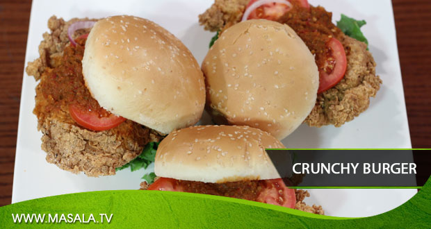 Crunchy Burger by Gulzar Hussain