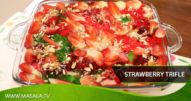 Strawberry Trifle by Rida Aftab