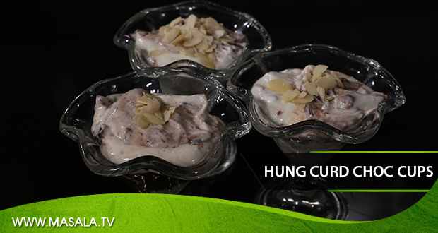 Hung Curd Choc Cups By Zarnak Sidhwa
