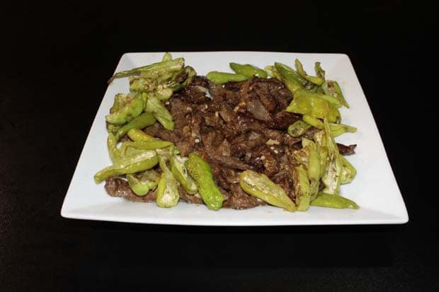 Dry Beef Chilies