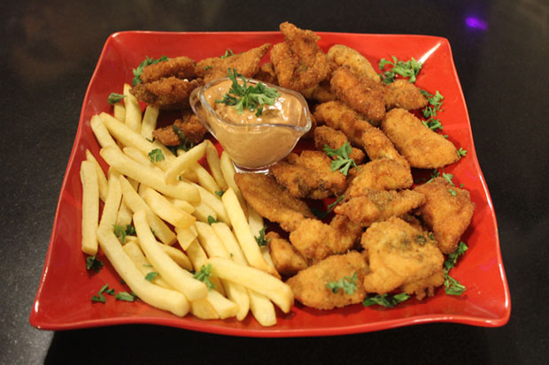 Nuggets with Dip