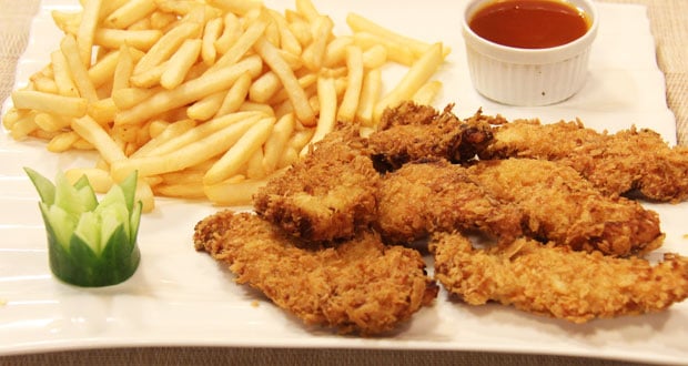 Italian Chicken Strips and Chips
