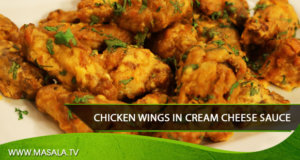 Chicken Wings in Cream Cheese Sauce