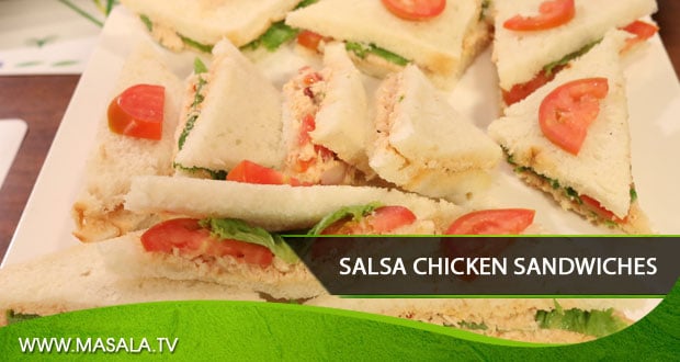 Salsa Chicken Sandwiches