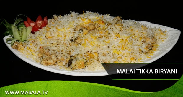 Malai tikka biryani