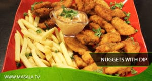 Nuggets with Dip