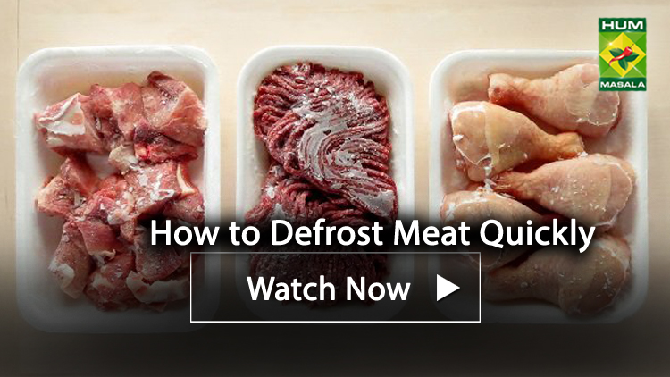 How to Defrost Meat Quickly - Masala TV