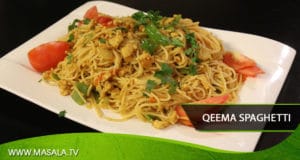 Qeema Spaghetti
