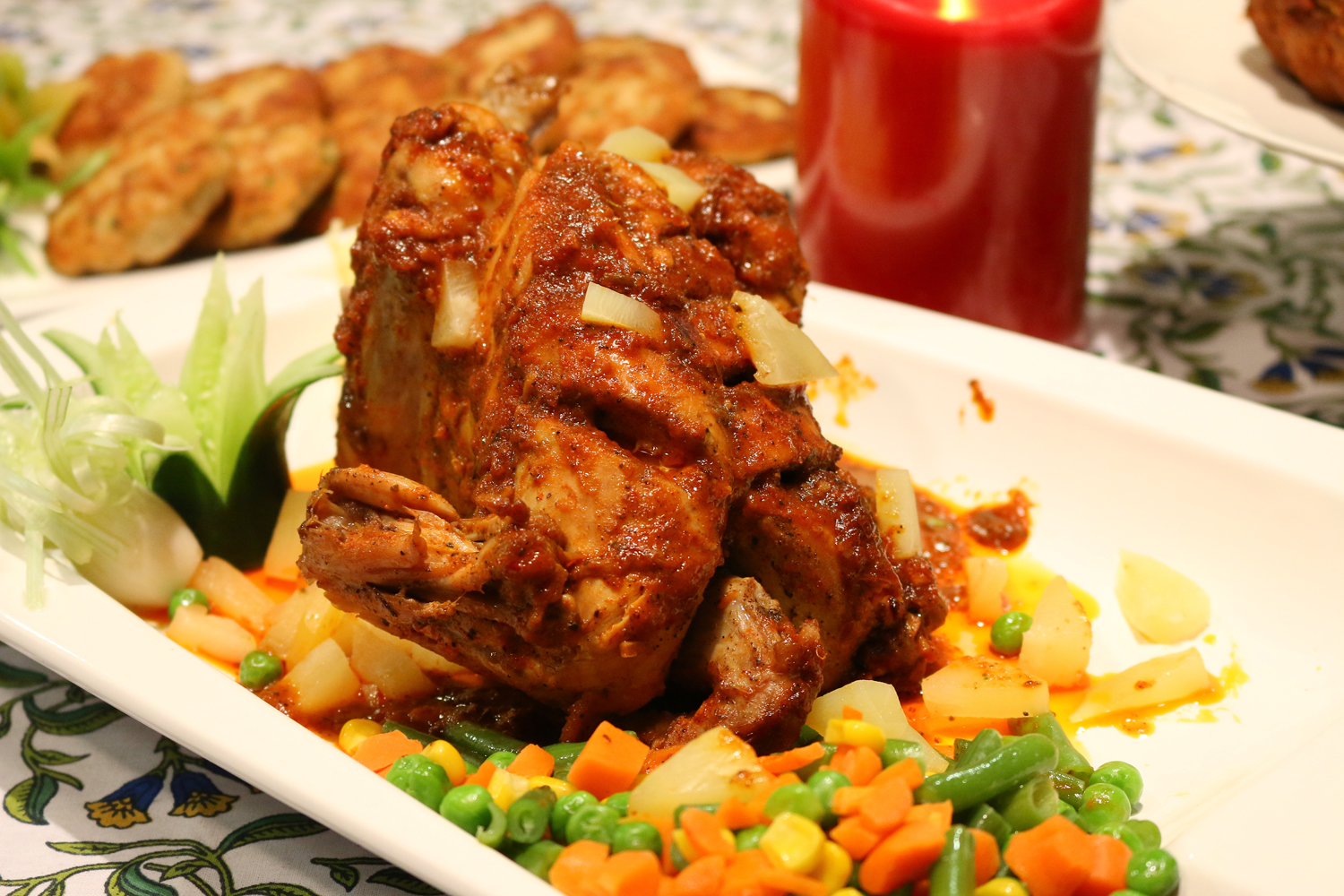 GARLIC CHICKEN WITH PEPPER SAUCE BY SHIREEN ANWAR Recipe Shireen