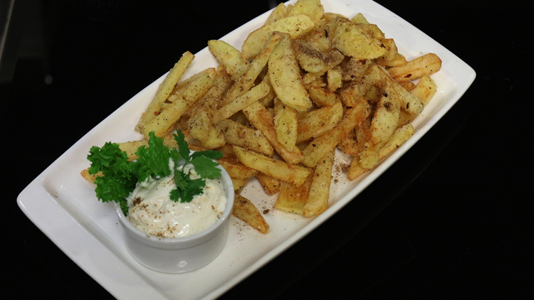 French Fries with Mayo Sauce