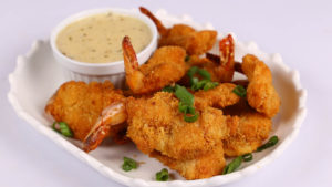 Fried Shrimp with white sauce | Tarka | Chef Rida Aftab