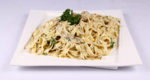 Creamy Mushroom Fettuccine Recipe | Dawat