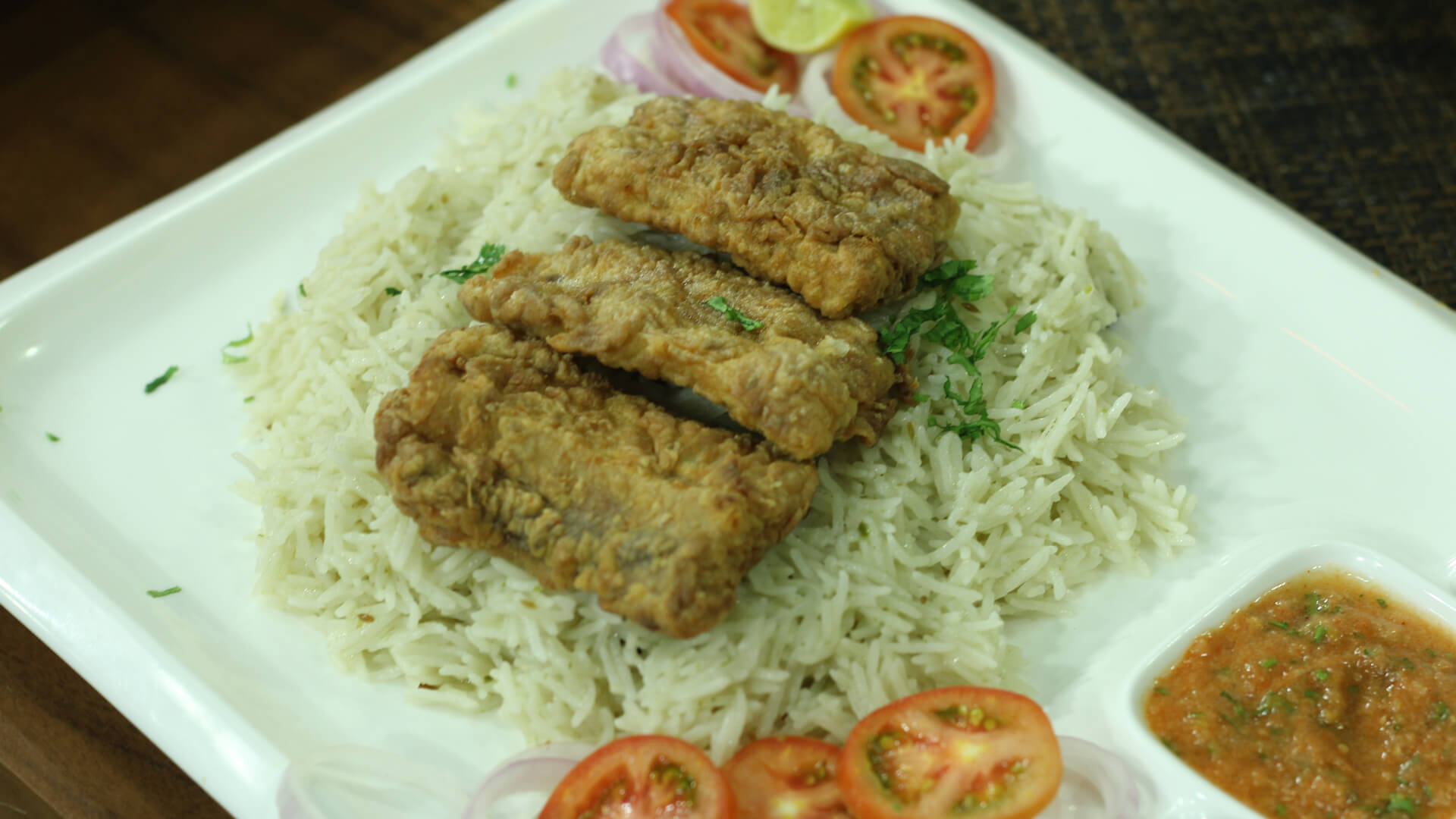 Fried Fish Mandi Recipe | Flame On Hai