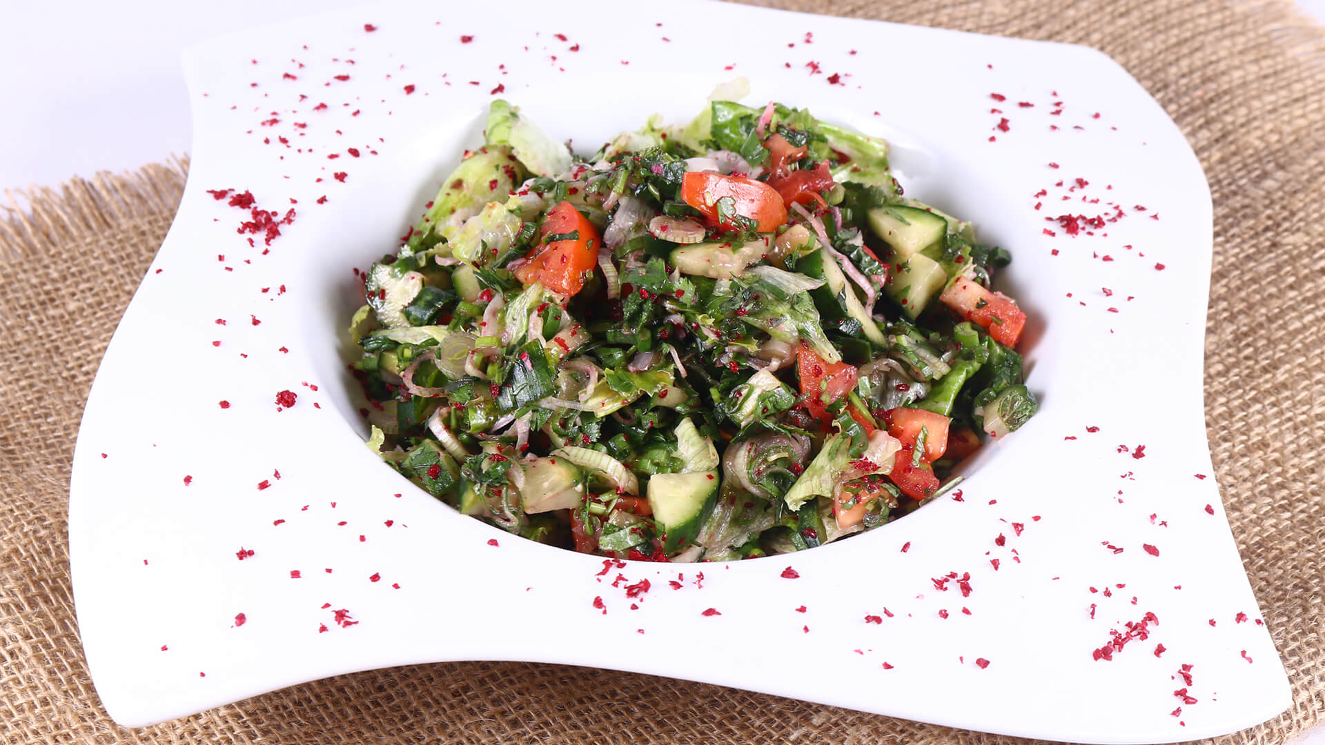 Fattoush Salad | Lazzat | Samina Jalil