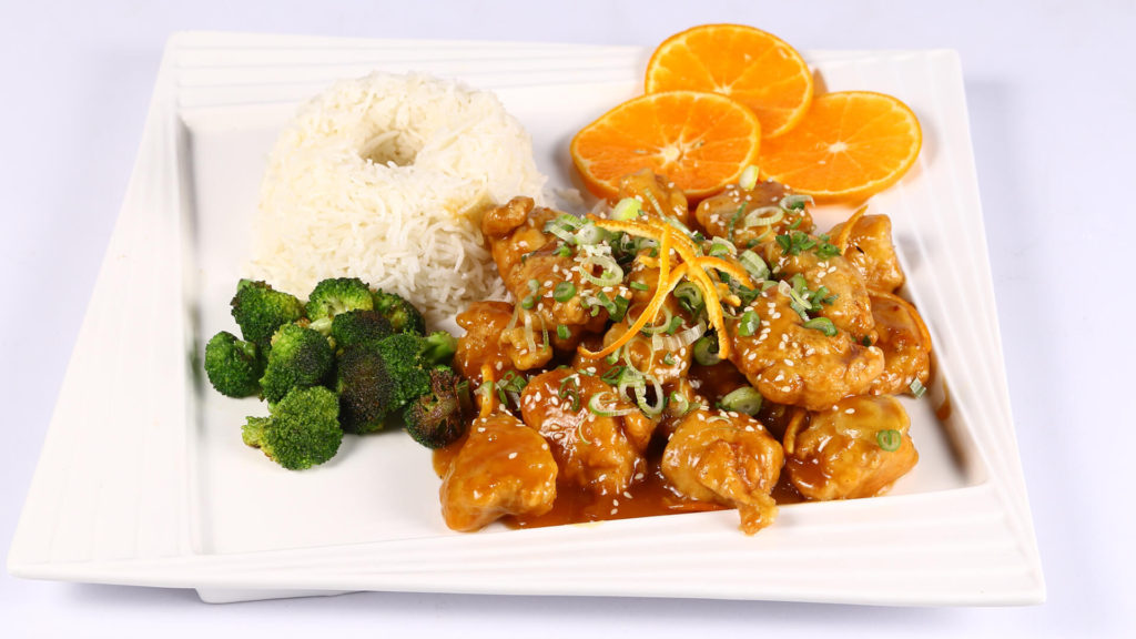 Sticky Orange Ginger Chicken | Lazzat