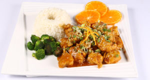 Sticky Orange Ginger Chicken | Lazzat