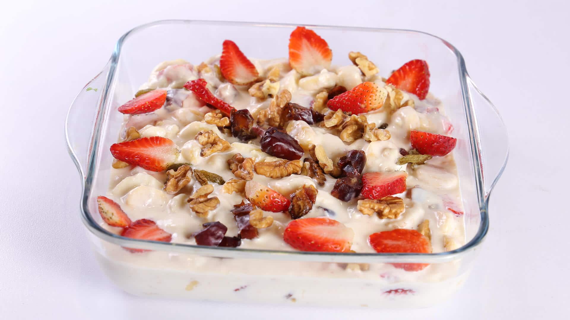 Creamy Fruit Salad Recipe | Tarka