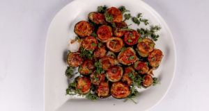 Eggplant Pizza Bites Recipe | Dawat