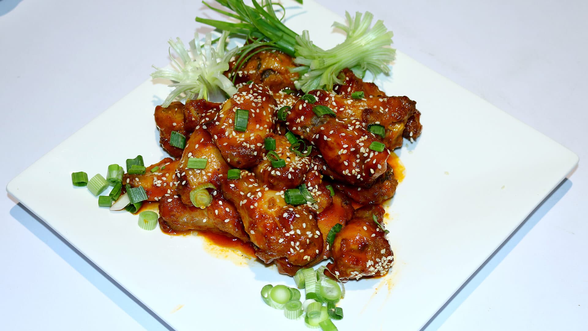 Honey Sriracha Wings Recipe | Lazzat