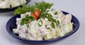 Hot Pickled Potato Salad | Quick Recipe