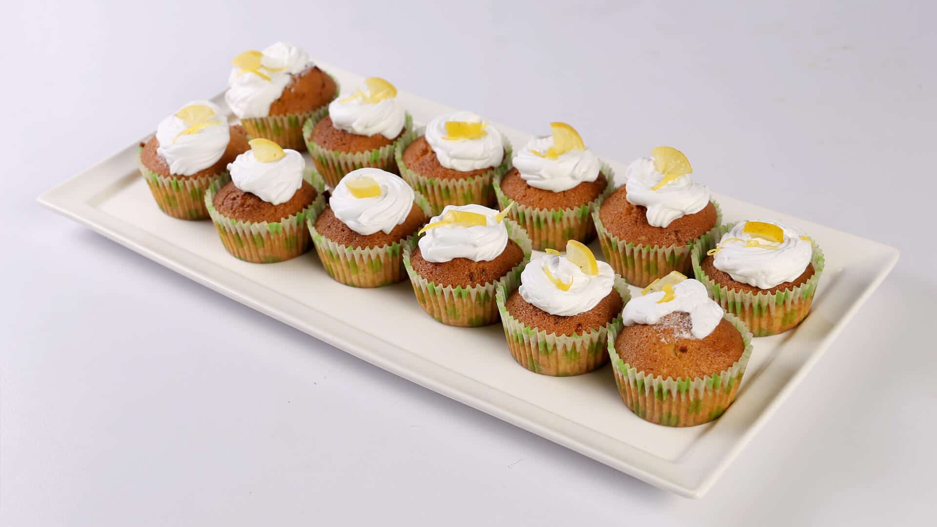 Lemon Cup Cakes Recipe | Dawat