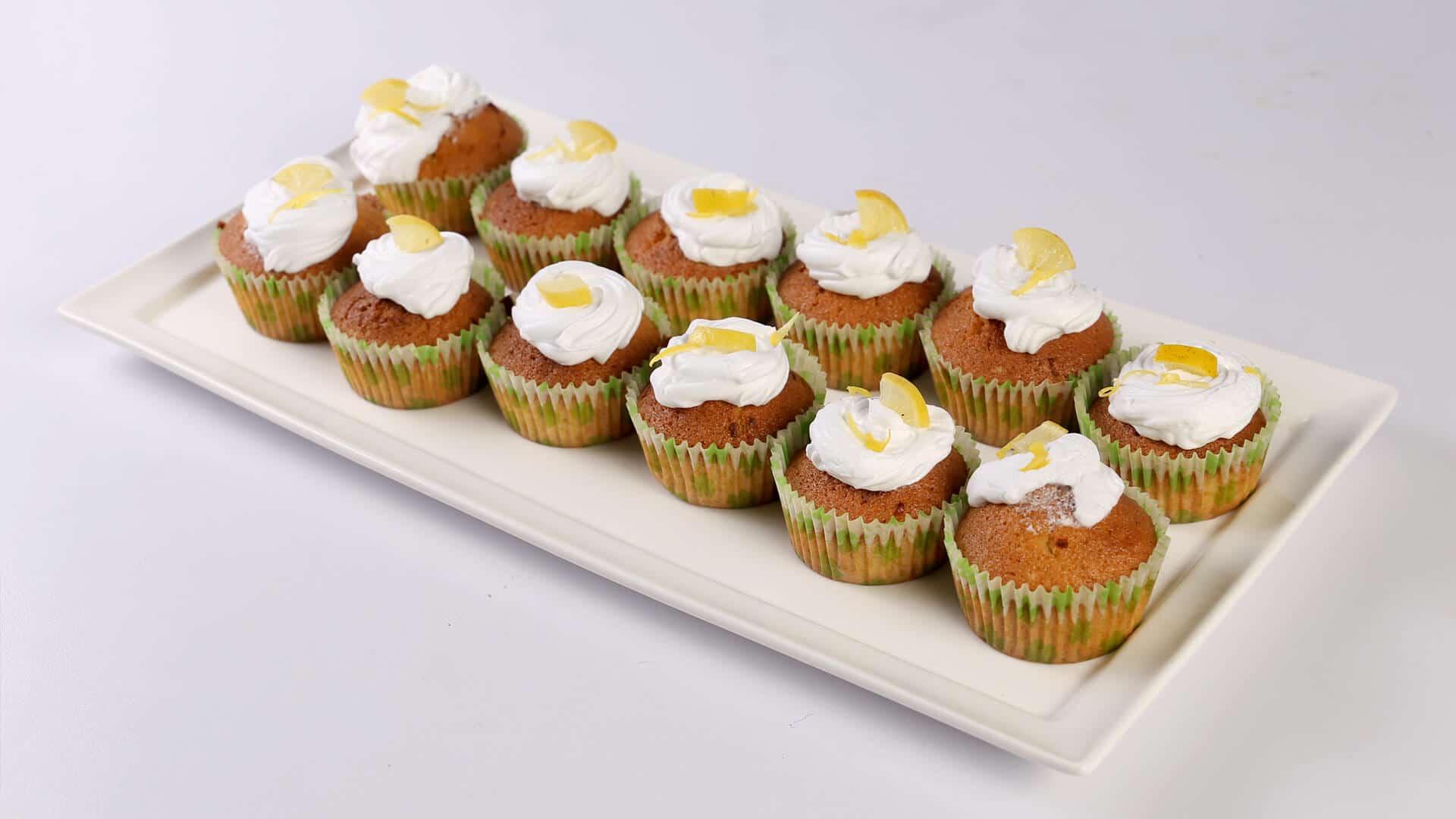 Lemon Cup Cakes Recipe Abida Baloch Masala TV.