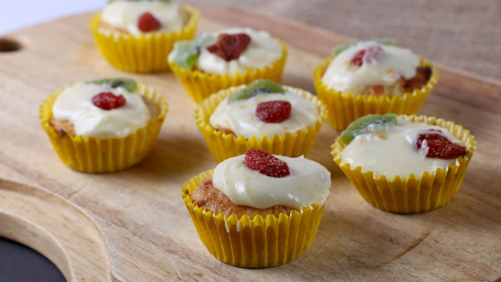 Tropical Yogurt Cupcakes Recipe | Food Diaries