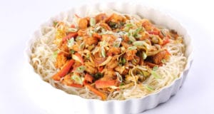 Spicy Shrimp Chow Mein Recipe | Tarka