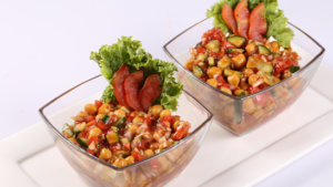 Chickpea Salsa Salad Recipe | Lazzat
