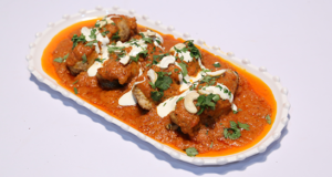 Stuffed Pasanday with Makhana Sauce Recipe | Lazzat