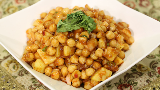 Aloo Channa Chaat Recipe | Food Diaries