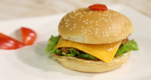 Crispy Chicken Burger Recipe | Lazzat