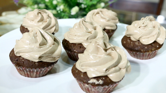 Hazelnut Cupcakes Recipe | Flame On Hai