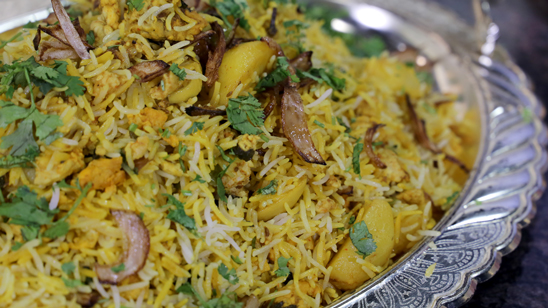 Chicken Qeema Biryani Recipe | Tarka