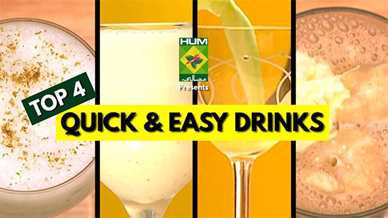 Top 4 Quick & Easy Drinks | Quick Recipes