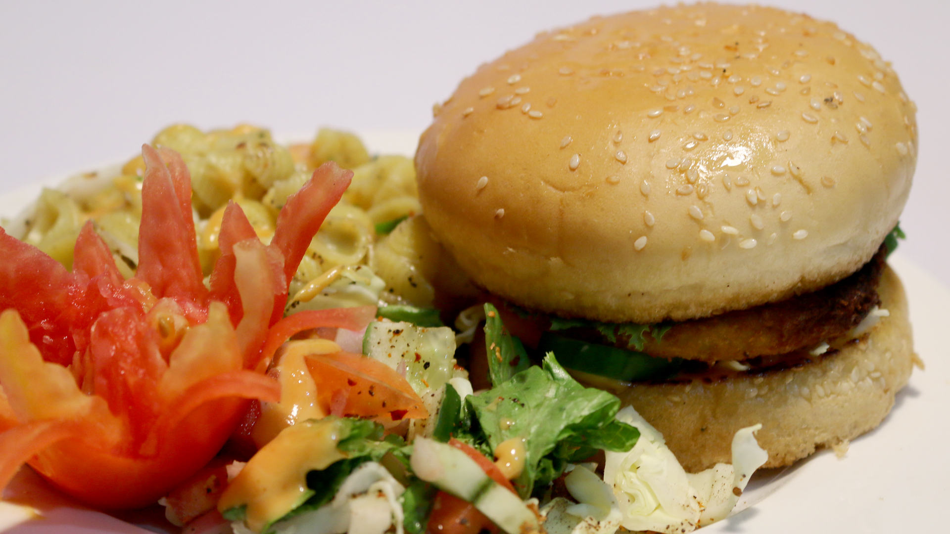 Salad Burger Recipe | Rida Aftab