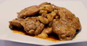 Roasted Garlic Clove Chicken Recipe | Food Diaries