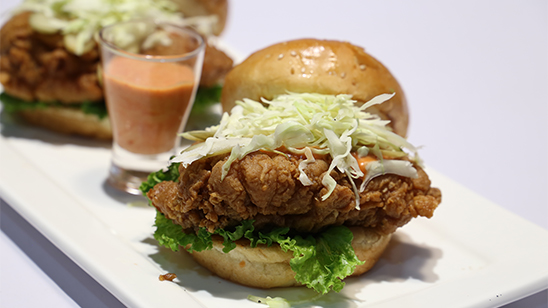 Crispy Chicken Sandwich Recipe | Dawat