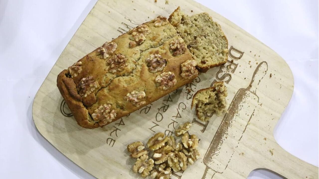 Banana Walnut Bread Recipe Masala Tv Banana Walnut Bread Recipe Masala Tv
