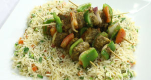 Beef Shashlik with Dhuwa Rice Recipe | Flame On Hai