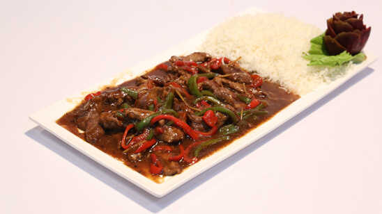 Finger Steak On A Bed Of Rice Recipe | Masala Mornings