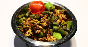 Qeema Bhindi Fry Recipe | Tarka