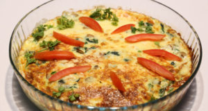 Spinach Mushroom Frittata Recipe | Food Diaries