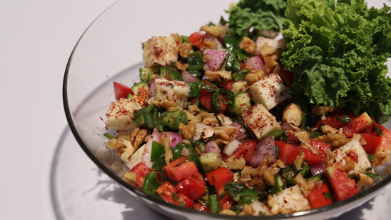 Turkish Shepherd's Salad Recipe | Lazzat