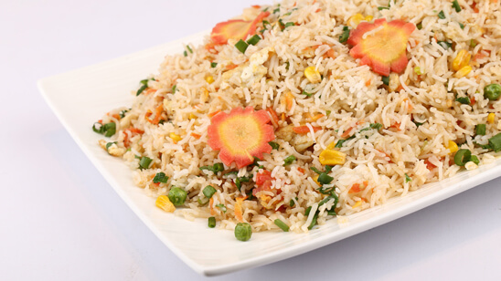 Egg Fried Rice Recipe | Dawat